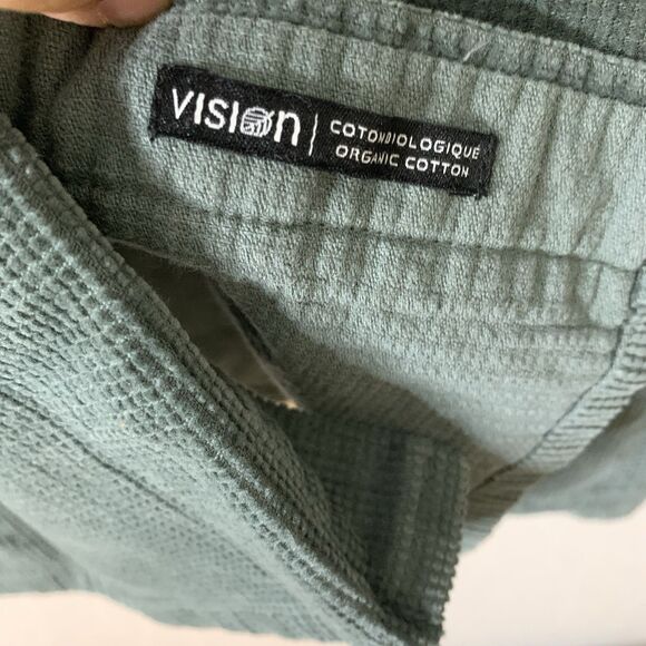 Le 31 Par Simons Overshirt Shacket Men L Green Long Sleeve Vision Organic Cotton - Picture 2 of 16